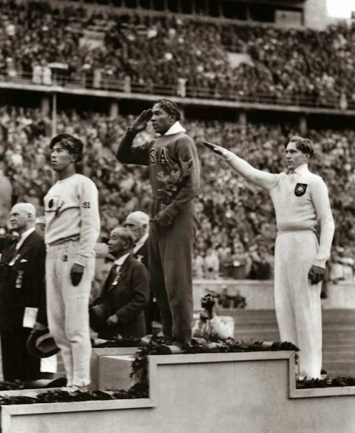 Jesse owens wins gold